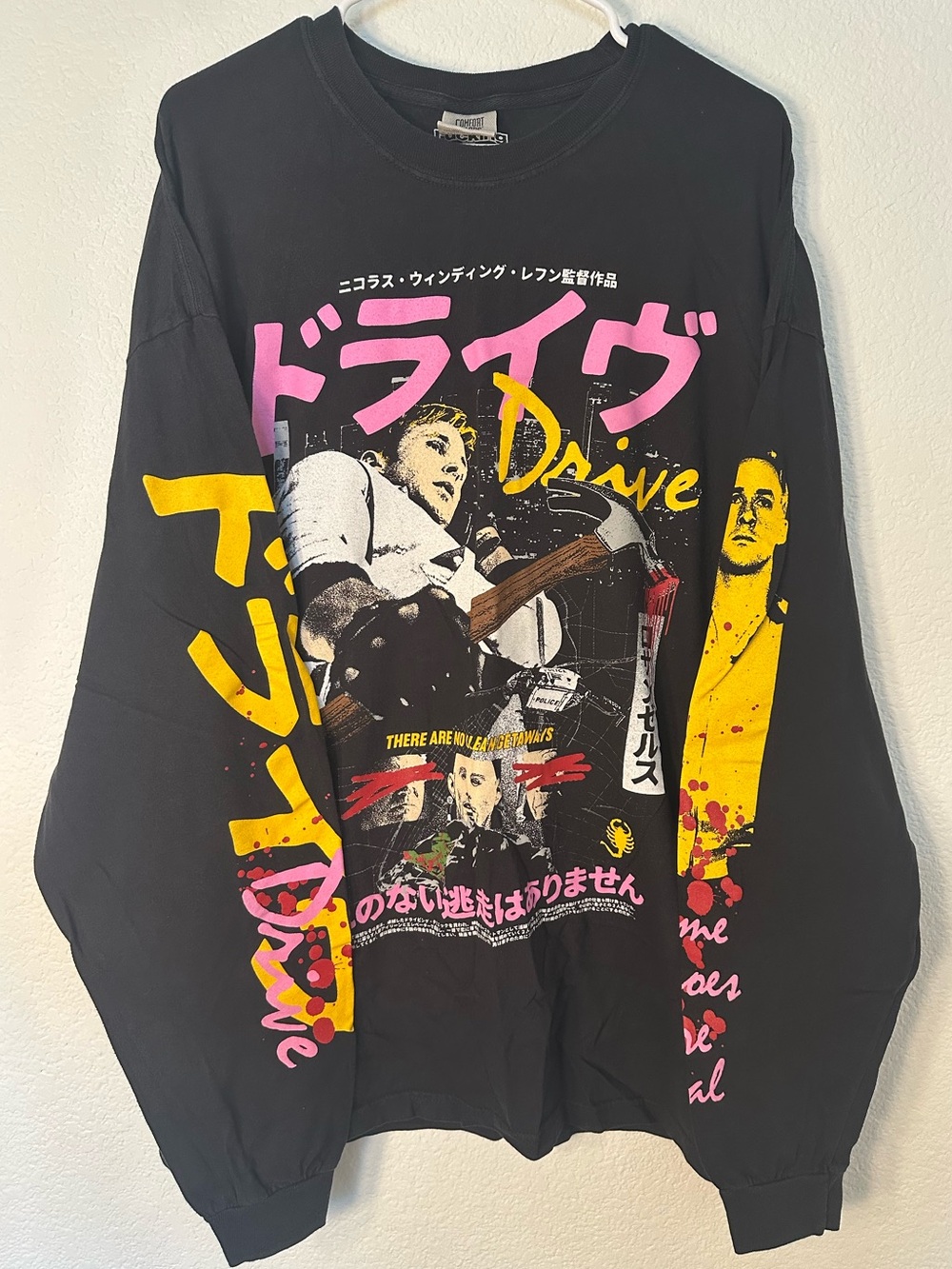 Drive Rucking Fotten Long Sleeve Shirt 3XL Comfort Colors Black Graphic Tee